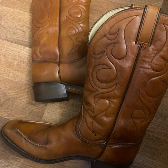 Wrangler Western 5329 Vintage Leather Boots, size 10 D - Picture 2 of 6